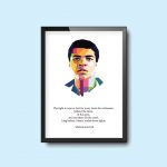 The Fight Is Won Or Lost Muhammad Ali | Print Quote