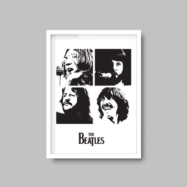 The Beatles Fab Four Black & White | Print Quote - Image 5