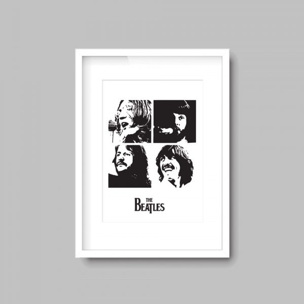 The Beatles Fab Four Black & White | Print Quote - Image 6