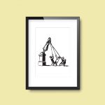 Statue of Edward Colton Banksy Tribute | Quote Print